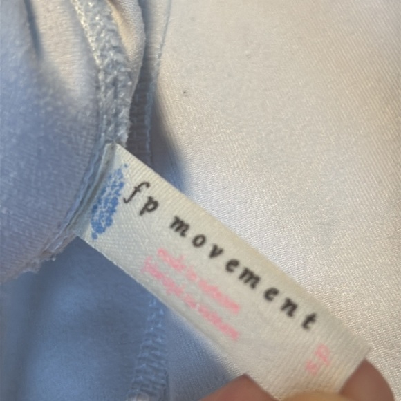 Free People Cropped White Biker Baby Shorts - Picture 6 of 11